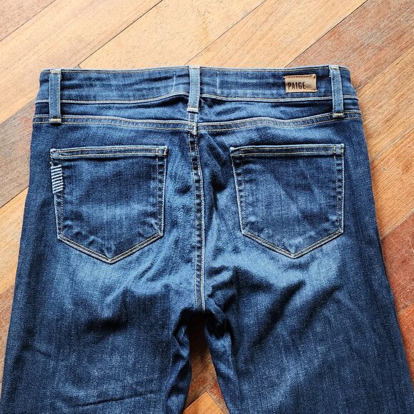 PAIGE Dark Wash Skyline Ankle Peg Jeans Size 26 - Picture 13 of 15